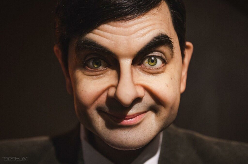 Rowan Atkinson figura woskowa Jaś fasola muzeum Gdańsk